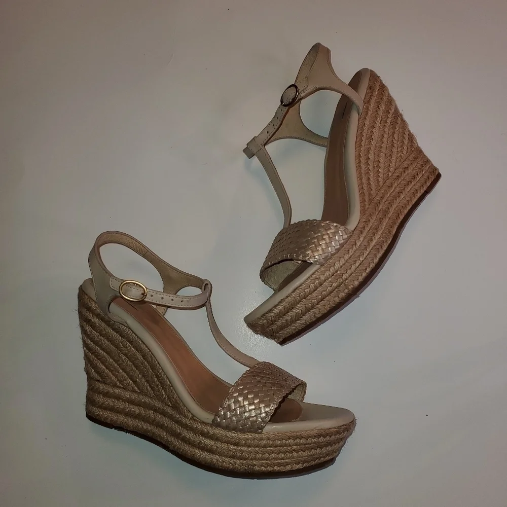UGG wedge espadrille sandals - Picture 1 of 11